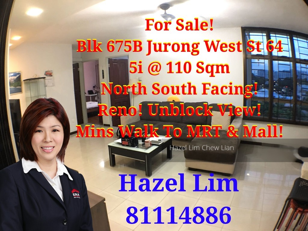 Blk 676B Jurong West Street 64 (Jurong West), HDB 5 Rooms #152709112